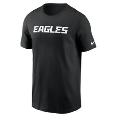 Nike Philadelphia Eagles Primetime Wordmark Essential T-Shirt Black