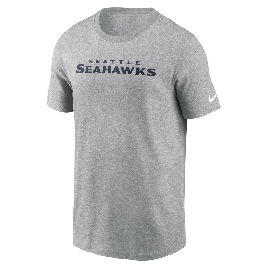 Nike Seattle Seahawks Primetime Wordmark Essential T-Shirt Heather Gray