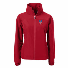 New York Mets Cutter & Buck Women's Charter Eco Recycled Full-Zip Jacket - Red - MLB Sale