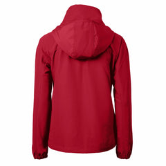 New York Mets Cutter & Buck Women's Charter Eco Recycled Full-Zip Jacket - Red - MLB Sale
