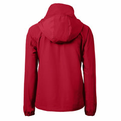 Philadelphia Phillies Cutter & Buck Women's Charter Eco Recycled Full-Zip Jacket - Red - MLB Lifestyle