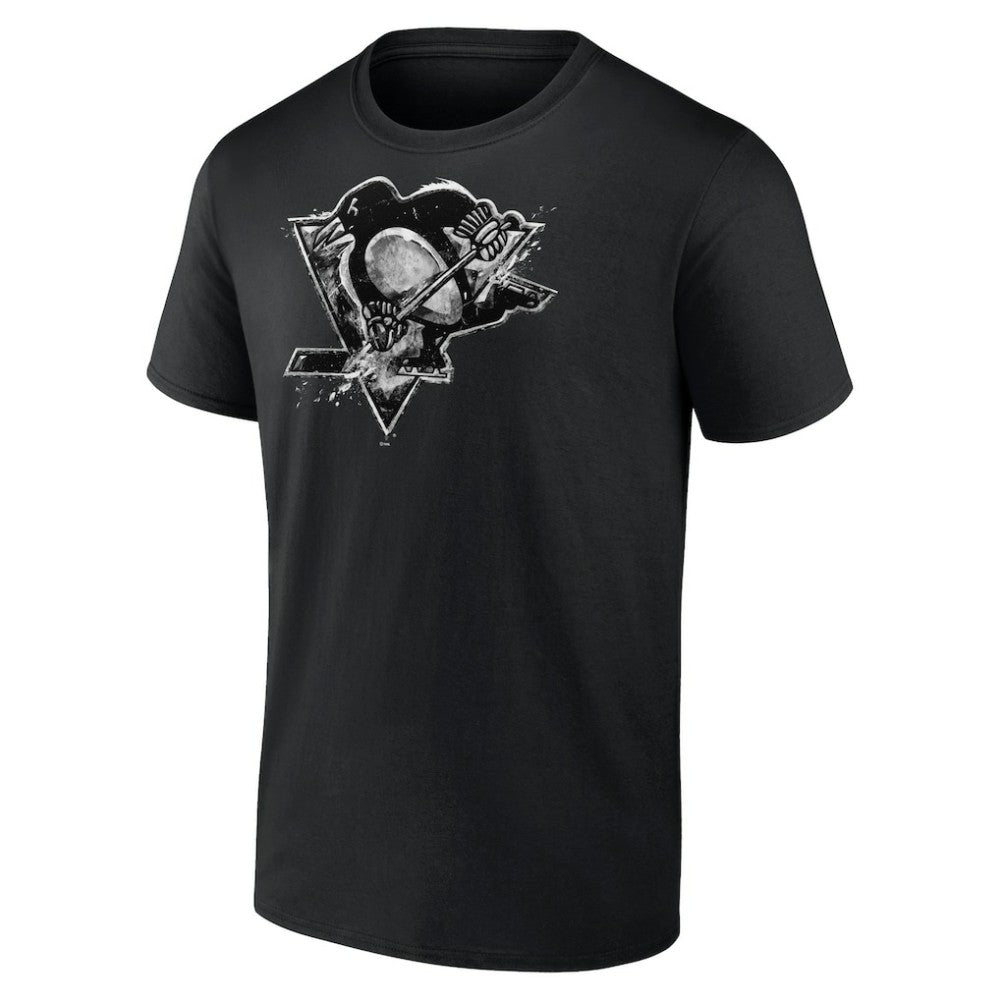 Pittsburgh Penguins Iced Out T-Shirt - Black - NHL 200501643
