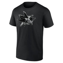 San Jose Sharks Iced Out T-Shirt - Black - NHL 200501644