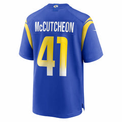 Nike Cameron McCutcheon Los Angeles Rams Game Jersey Royal