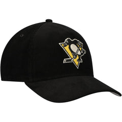 Pittsburgh Penguins American Needle Corduroy Chain Stitch Adjustable Hat - Black - NHL 200509106