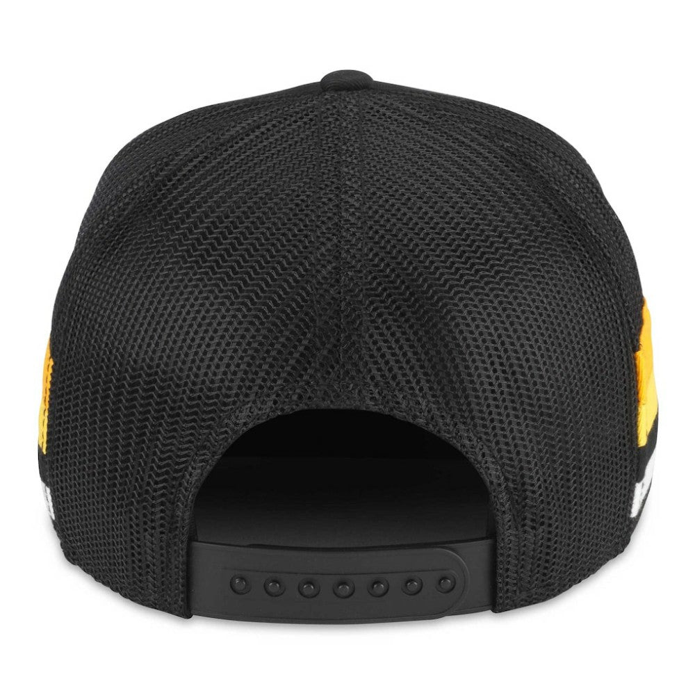 Pittsburgh Penguins American Needle HotFoot Stripes Trucker Adjustable Hat - Black - NHL 200509130