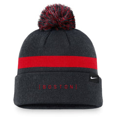 Boston Red Sox Nike Hometown Peak Cuffed Knit Hat with Pom - Navy - Nike Discount