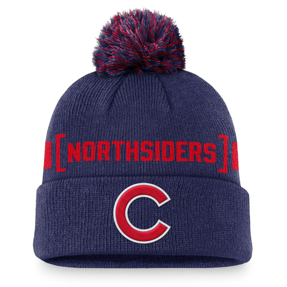 Chicago Cubs Nike Hometown Peak Cuffed Knit Hat with Pom - Royal - Nike Sale