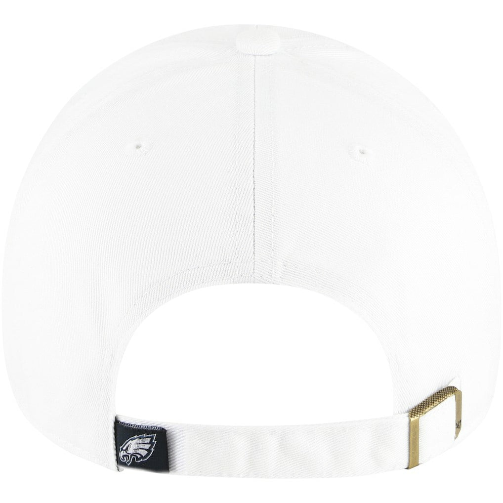47 brand Philadelphia Eagles '47 Clean Up Adjustable Hat White