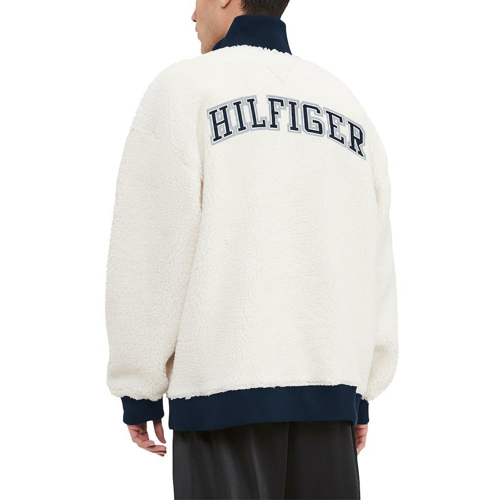 Dallas Cowboys Tommy Hilfiger Jordan Sherpa Quarter-Zip Jacket White