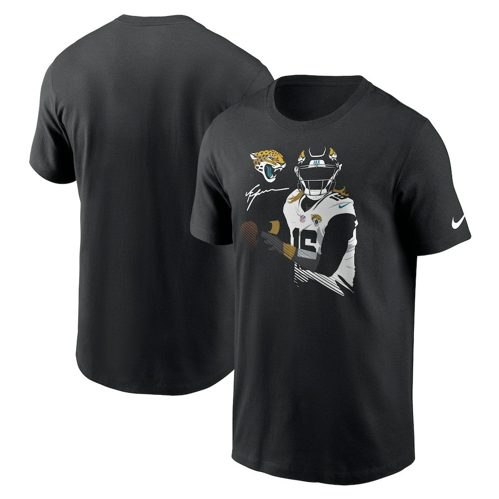 Nike Trevor Lawrence Jacksonville Jaguars Player Graphic T-Shirt Black