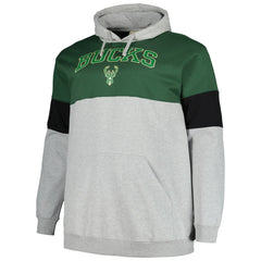 Milwaukee Bucks Big & Tall Pullover Hoodie Hunter Green/Black | Fanatics online