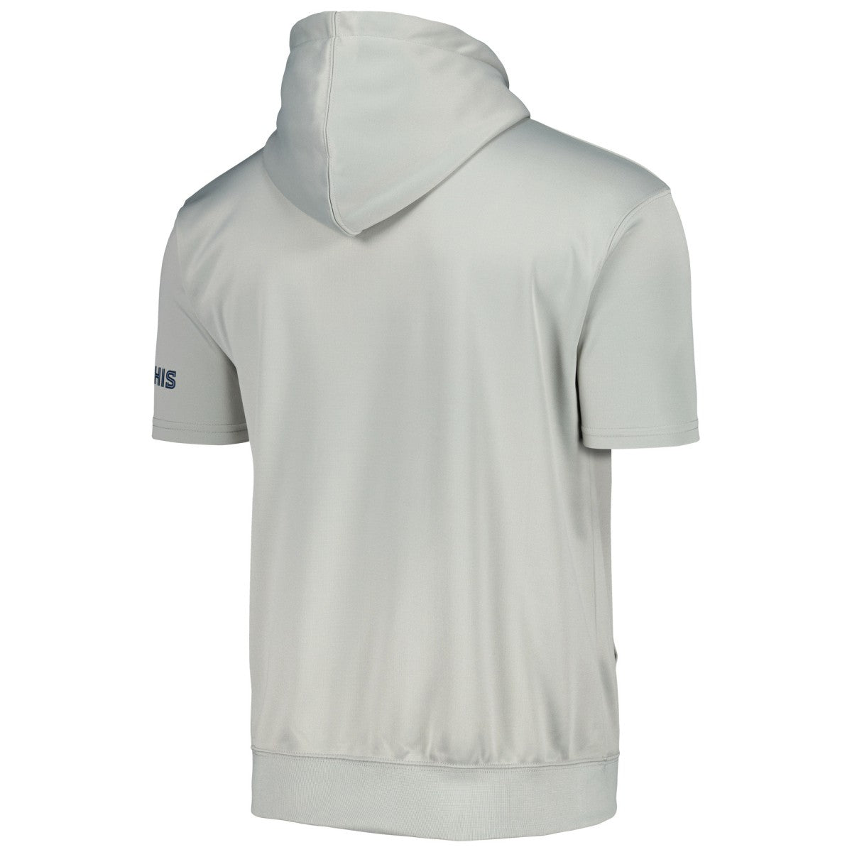 Memphis Grizzlies Short Sleeve Pullover Hoodie Silver/Light Blue | Fanatics