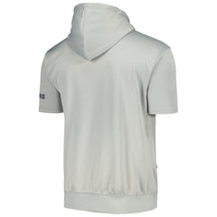 Memphis Grizzlies Short Sleeve Pullover Hoodie Silver/Light Blue | Fanatics