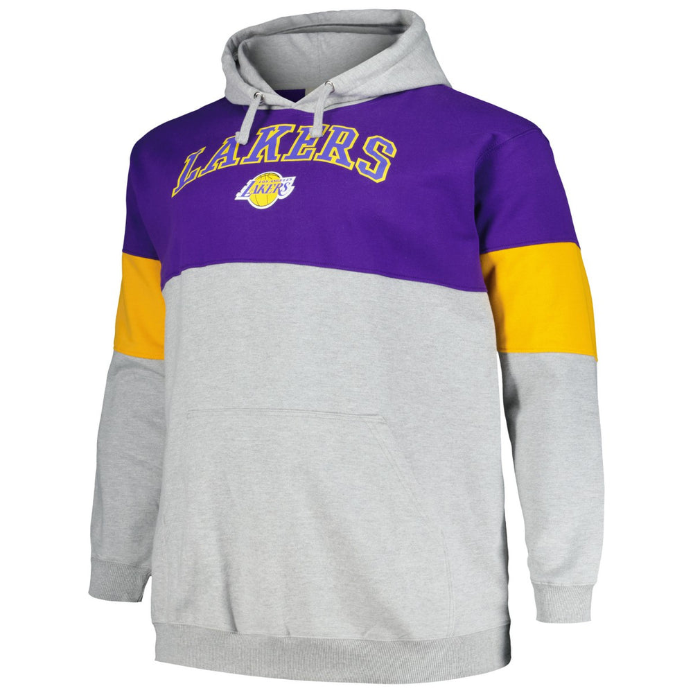 Los Angeles Lakers Big & Tall Pullover Hoodie Purple/Gold | Fanatics