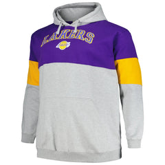 Los Angeles Lakers Big & Tall Pullover Hoodie Purple/Gold | Fanatics