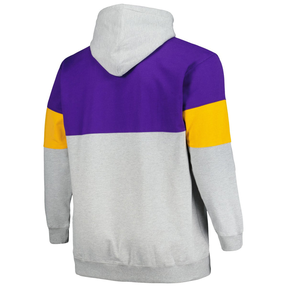 Los Angeles Lakers Big & Tall Pullover Hoodie Purple/Gold | Fanatics