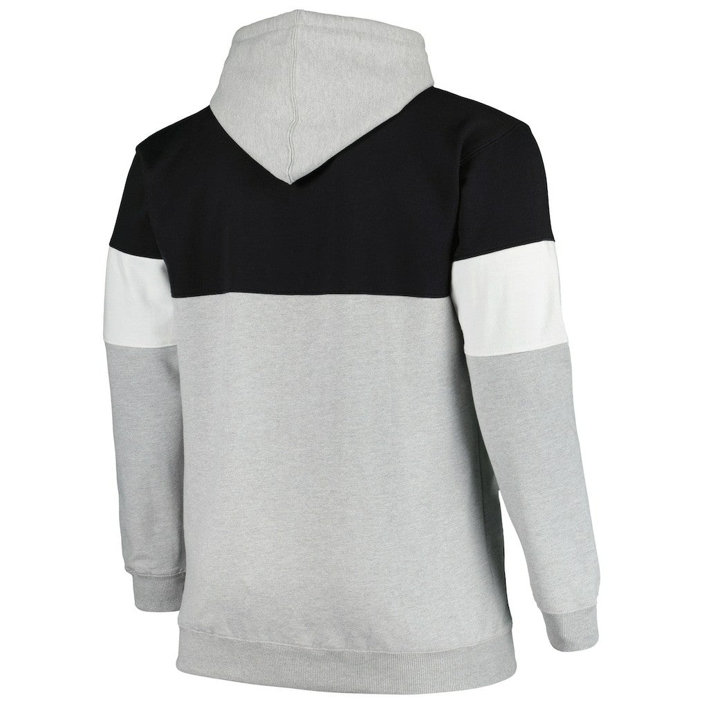 Brooklyn Nets Big & Tall Pullover Hoodie Black/White | Fanatics online