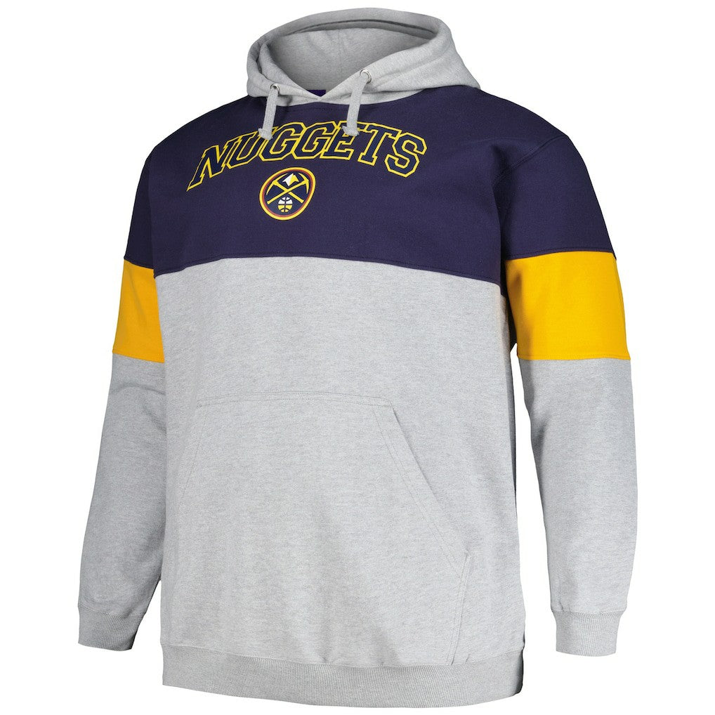 Denver Nuggets Big & Tall Pullover Hoodie for sale Navy/Gold | Fanatics outlet