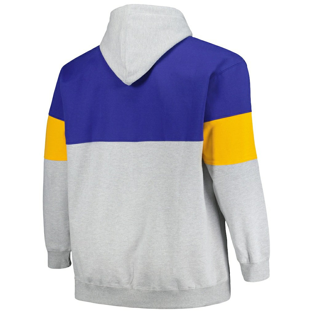 Golden State Warriors Big & Tall Pullover Hoodie for sale Royal/Gold | Fanatics Lifestyle