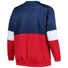 New Orleans Pelicans Big & Tall Split Pullover Sweatshirt Navy/Red | Fanatics for sale