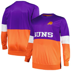 Phoenix Suns Big & Tall Split Pullover Sweatshirt Purple/Orange | Fanatics Lifestyle