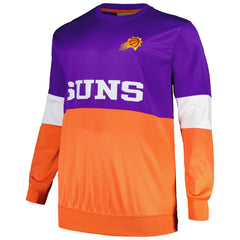 Phoenix Suns Big & Tall Split Pullover Sweatshirt Purple/Orange | Fanatics Lifestyle