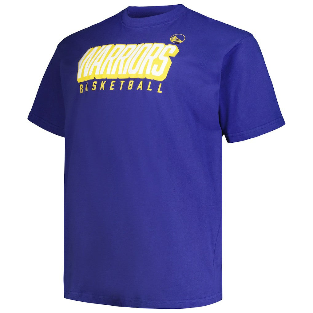 Golden State Warriors Big & Tall Short Sleeve & Long Sleeve T-Shirt Set for sale Royal/Gold | Fanatics US
