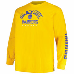 Golden State Warriors Big & Tall Short Sleeve & Long Sleeve T-Shirt Set for sale Royal/Gold | Fanatics US