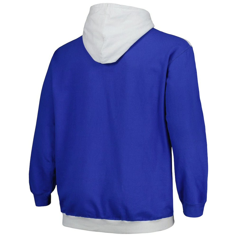 Golden State Warriors Big & Tall Primary Arctic Pullover Hoodie for sale Royal/Silver | Fanatics online