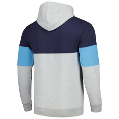 Memphis Grizzlies Contrast Pieced Pullover Hoodie Navy | Fanatics online