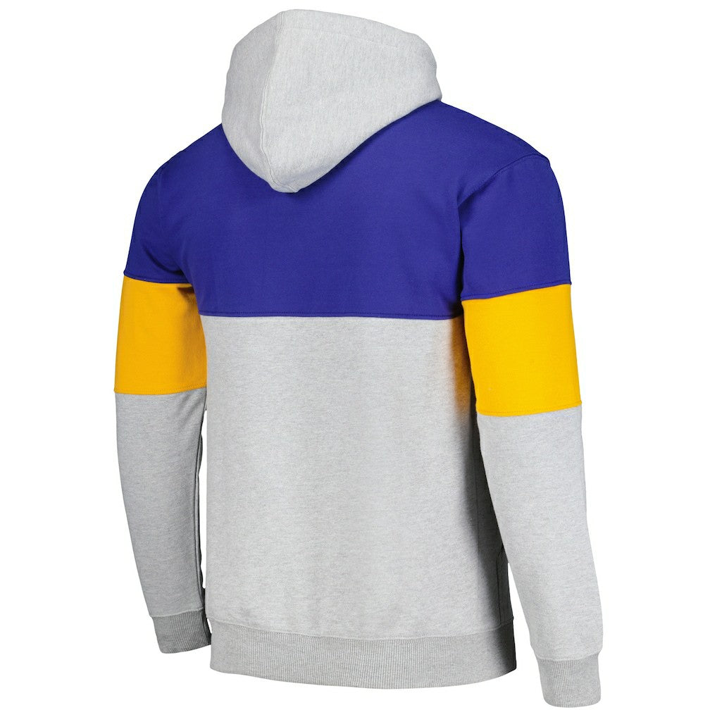 Golden State Warriors Contrast Pieced Pullover Hoodie for sale Royal | Fanatics Lifestyle