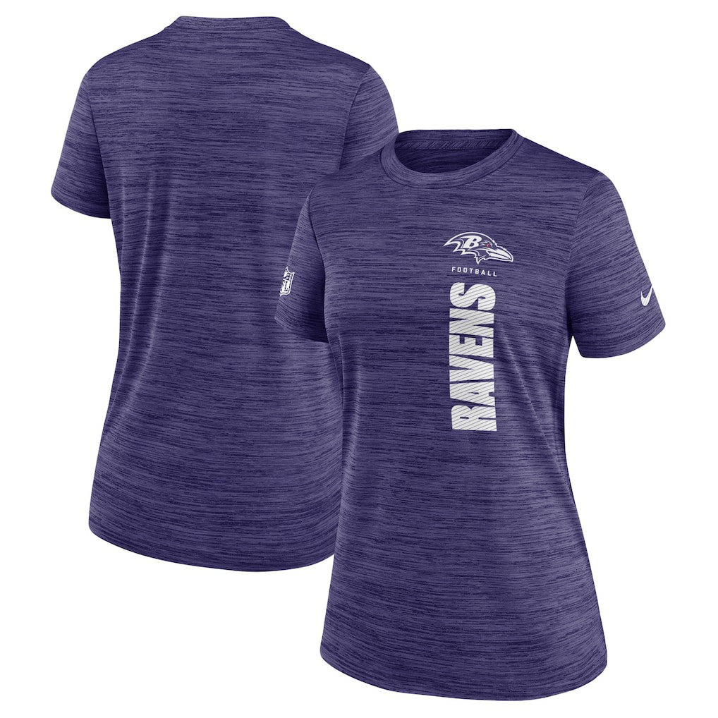 Nike Baltimore Ravens Women's Sideline Velocity Dri-FIT T-Shirt Purple