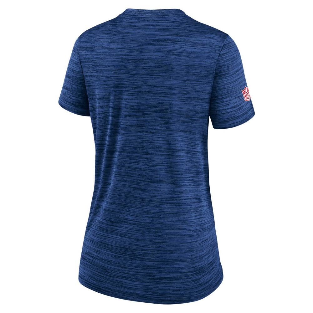 Nike New York Giants Women's Sideline Velocity Dri-FIT T-Shirt Royal