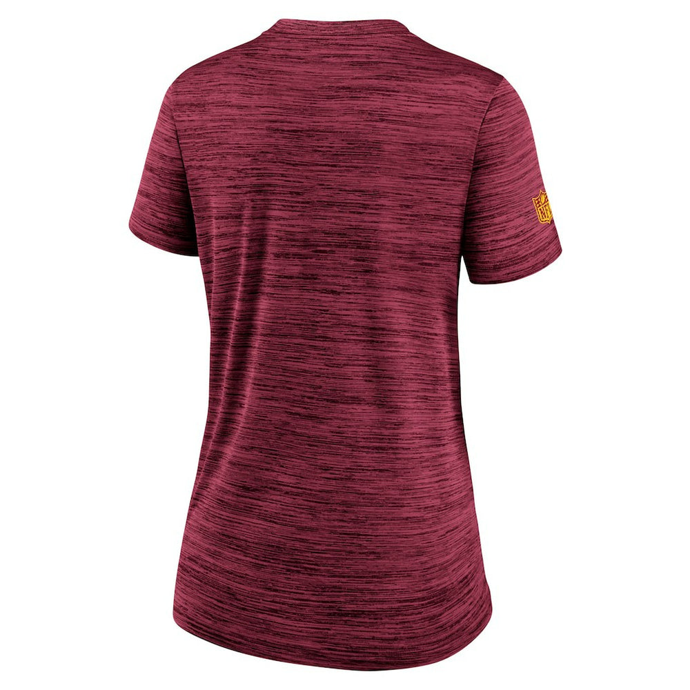 Nike Washington Commanders Women's Sideline Velocity Dri-FIT T-Shirt Burgundy