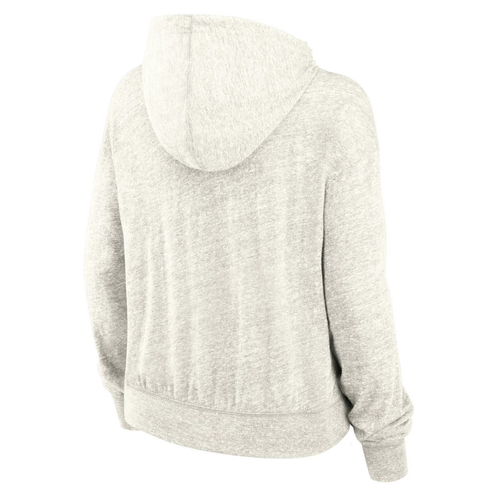 Nike New York Jets Women's Gym Vintage Logo Pullover Hoodie Cream