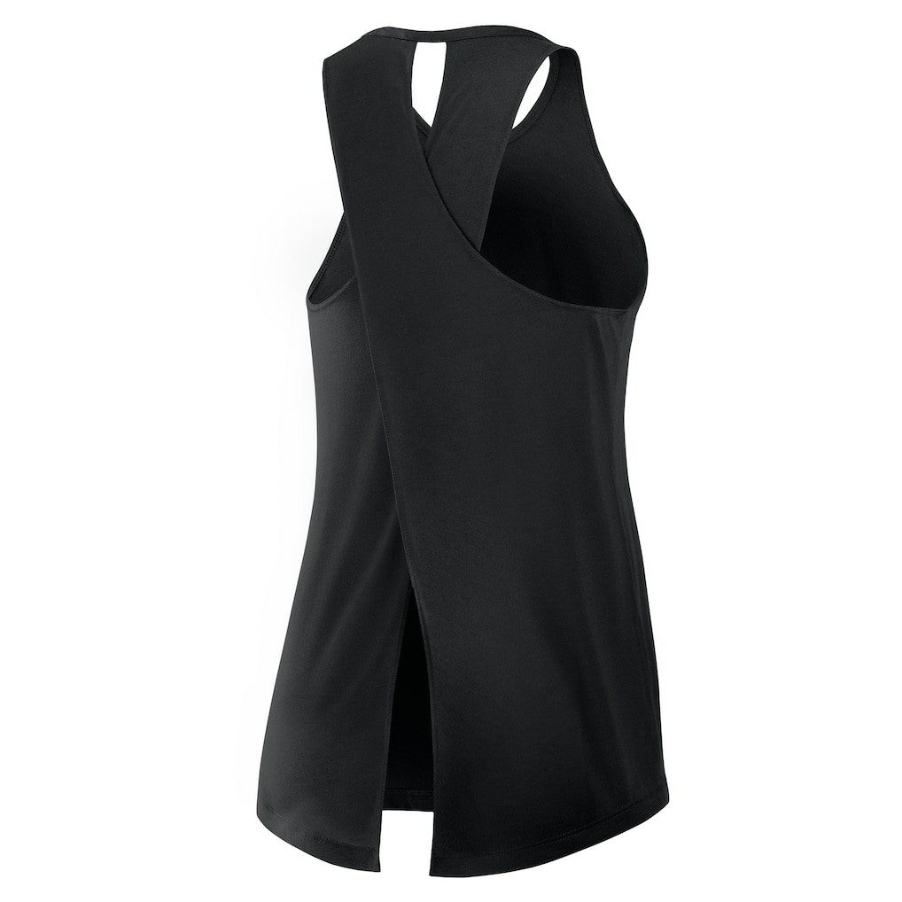 Nike Arizona Cardinals Women's Open-Back Crisscross Dri-FIT Tank Top Black