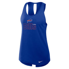 Nike Buffalo Bills Women's Open-Back Crisscross Dri-FIT Tank Top Royal