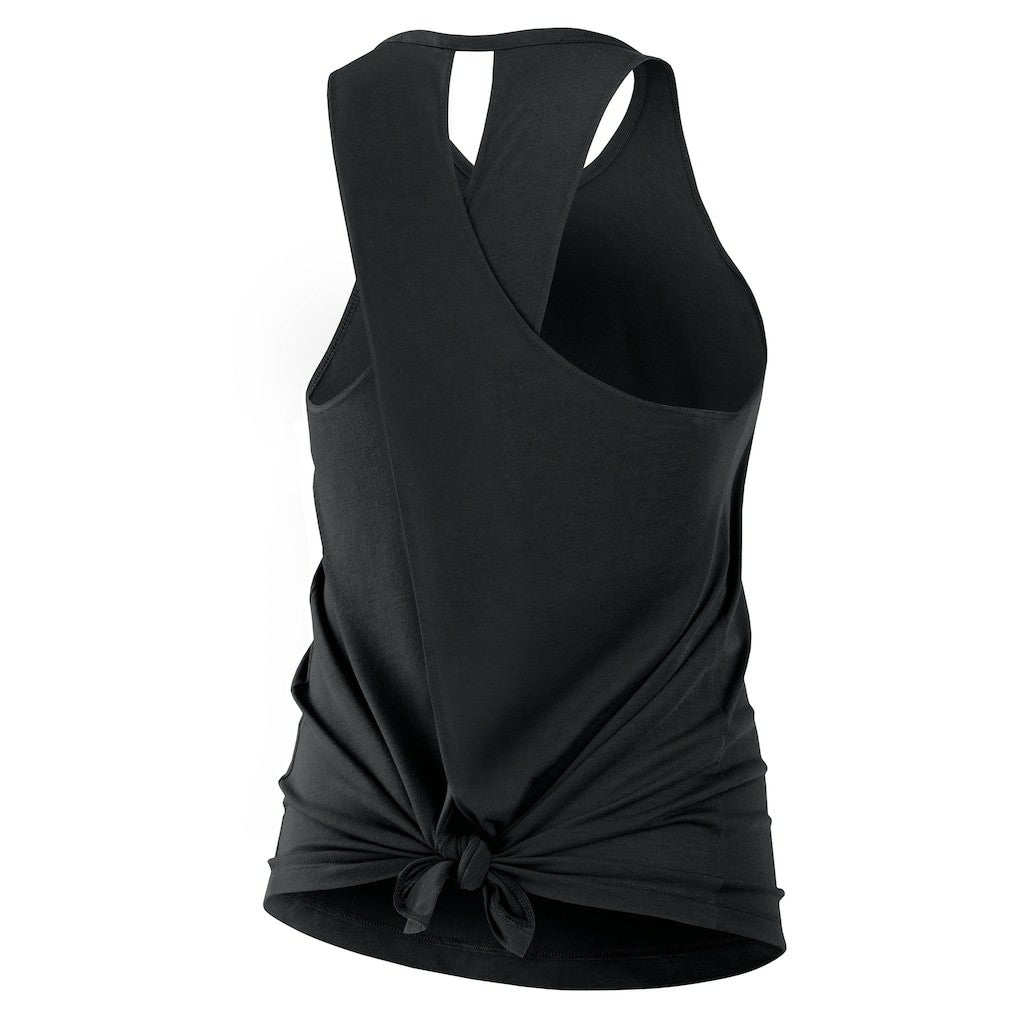 Nike Cincinnati Bengals Women's Open-Back Crisscross Dri-FIT Tank Top Black