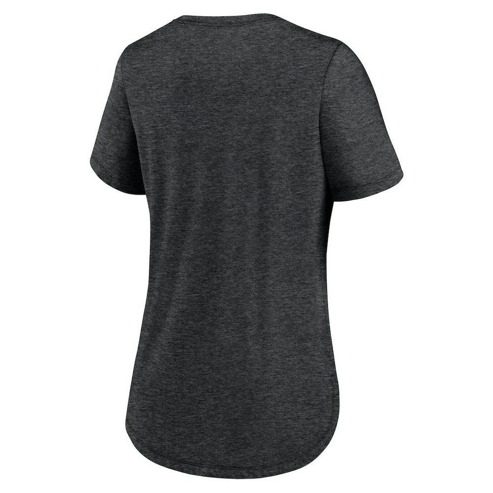 Nike New York Jets Women's Fashion Tri-Blend T-Shirt Heather Black