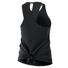 Nike Las Vegas Raiders Women's Open-Back Crisscross Dri-FIT Tank Top Black