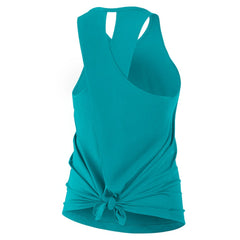 Nike Miami Dolphins Women's Open-Back Crisscross Dri-FIT Tank Top Aqua