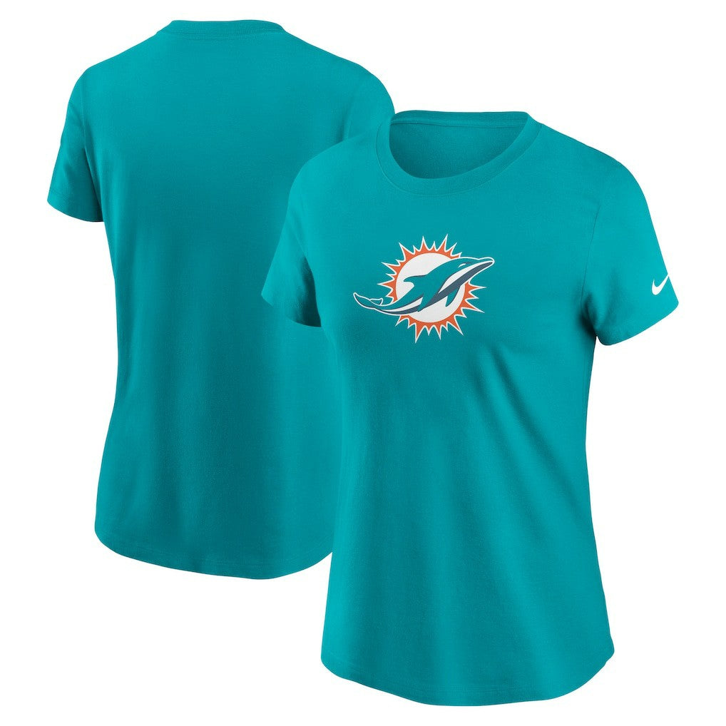 Nike Miami Dolphins Women's Primary Logo T-Shirt Aqua