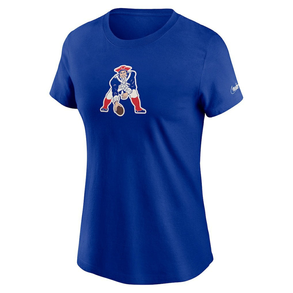 Nike New England Patriots Women's Throwback Primary Logo T-Shirt Royal