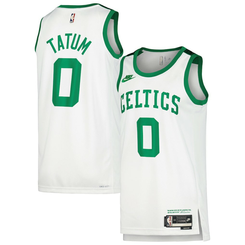 Jayson Tatum Boston Celtics Swingman Player Jersey Classic Edition White | Nike Lifestyle