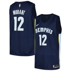 Ja Morant Memphis Grizzlies Swingman Player Jersey Icon Edition Navy | Nike outlet