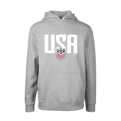 USMNT Levelwear Youth Podium Mascot Pullover Hoodie Gray