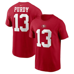 Nike Brock Purdy San Francisco 49ers Youth Player Name & Number T-Shirt Scarlet