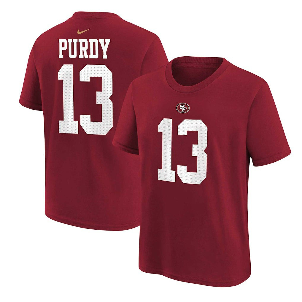Nike Brock Purdy San Francisco 49ers Preschool Player Name & Number T-Shirt Scarlet