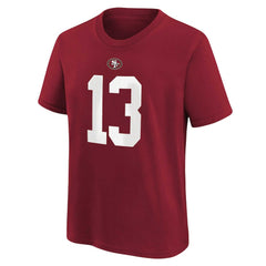 Nike Brock Purdy San Francisco 49ers Preschool Player Name & Number T-Shirt Scarlet
